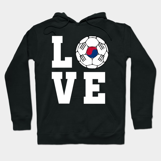 South Korea Football Hoodie by footballomatic